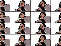 Сисястая шлюшка в латексном платье Dylan Ryder ублажает парней