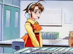 Хентай девушка волейболистка прижимается и целуется с тренером