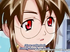 Хентай девушка волейболистка прижимается и целуется с тренером