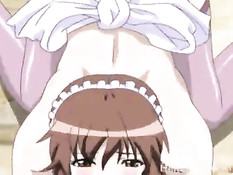 Грудастая хентай девушка отсасывает и ебётся в бамбуковом лесу