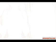 Сисястая хентай кошечка с красными волосами затрахала паренька