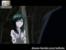 Аниме девка Nozomi отсасывает и трахается в лесу с парнем Ichigo