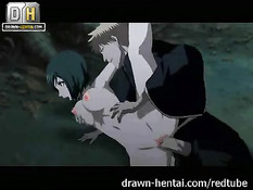 Аниме девка Nozomi отсасывает и трахается в лесу с парнем Ichigo