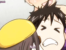 Сексуальные хентай пловчихи затрахали паренька в раздевалке