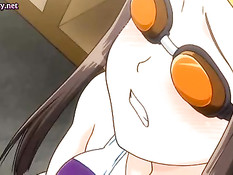 Сексуальные хентай пловчихи затрахали паренька в раздевалке