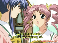 Перевозбудившийся мужчина принуждает к сексу хентай студенток