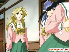 Перевозбудившийся мужчина принуждает к сексу хентай студенток