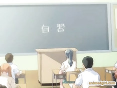 Молодая хентай подруга показала свою киску и отсосала парнишке