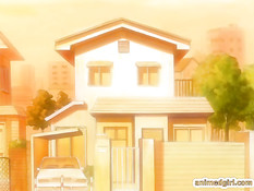 Хентай девчонка с маленькой грудью берёт в ротик здоровый член