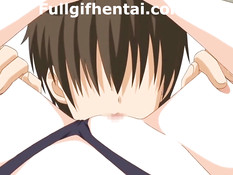 Хентай парочка занимается любовью на заднем сиденье в лимузине