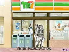 Парень схватил хентай студентку за сиськи и оттрахал в аудитории