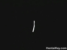 Парень вытащил большой член и оттрахал на кровати хентай девку