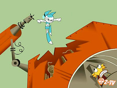 Сексуально озабоченные роботы схватили и оттрахали аниме девку