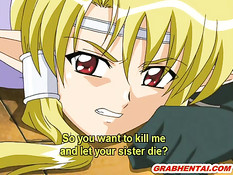 Злые гоблины в подвале оттрахали красивую эльфийскую девушку