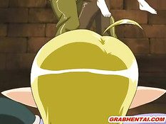 Злые гоблины в подвале оттрахали красивую эльфийскую девушку