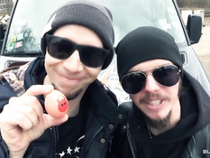 Немецкая девчонка Anny Aurora получила порцию спермы на живот