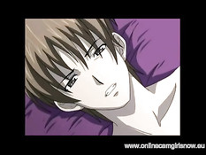 Парень вылизал киску сисястой хентай мамочке и дал отсосать член