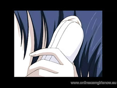 Парень вылизал киску сисястой хентай мамочке и дал отсосать член