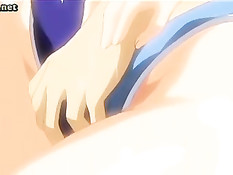 Возбуждённая хентай девка набрасывается на парня в тёмном лесу