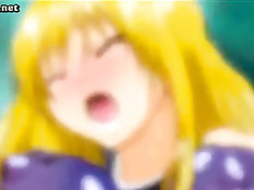 Возбуждённая хентай девка набрасывается на парня в тёмном лесу