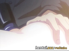 Молодой человек вибраторами отодрал хентай девку в киску и попу