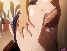 Эти грудастые хентай девушки сквиртуют во время бурного оргазма