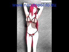 Девка Kushina Uzumaki в разных позах занимается сексом с Naruto