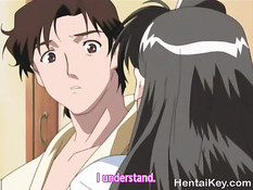 Парень облизал обнажённую хентай девушку и оттрахал на кровати