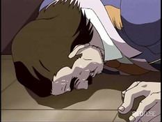 Учёные оттрахали во все дырки хентай девку с розовыми волосами