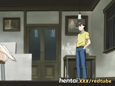 Парень довёл до сквирта зрелую хентай блондинку и отодрал раком