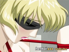 Парень довёл до сквирта зрелую хентай блондинку и отодрал раком