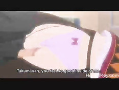 Приятель лижет киску хентай брюнетке и вставляет в неё свой член