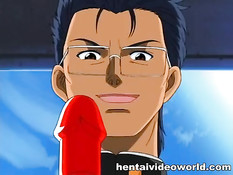 Снял трусики с переодетой в парня хентай девки и трахнул членом