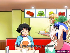 Парень оттрахал в позе раком хентай девушку с интимной стрижкой