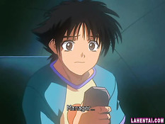 Парень оттрахал в позе раком хентай девушку с интимной стрижкой