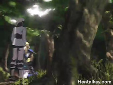 Светловолосая эльфийская девушка занимается любовью с парнем