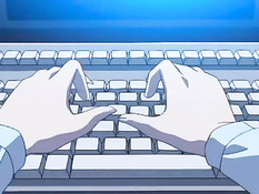 Начальник соблазняет свою грудастую хентай секретаршу в очках