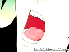 Похотливые извращенцы связали и оттрахали сисястую хентай жену