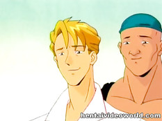 Похотливые извращенцы связали и оттрахали сисястую хентай жену