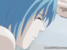 Охранник увидел в бассейне и оттрахал обнажённую хентай девку