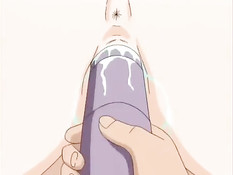 Молодой человек на кровати оттрахал сразу двух хентай подружек