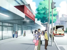 Молодой человек на кровати оттрахал сразу двух хентай подружек