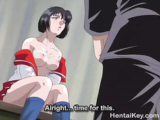 Он сделал куннилингус хентай студентке и оттрахал девку на полу