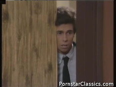 Секс с сисястой звездой классического порно кино Christy Canyon