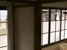 Дедуля жадно лижет киску и трахает свою молодую японскую жену