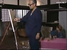 Неудовлетворённая японская жена трахается с любовником и мужем