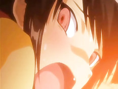 Сиськастая хентай подружка оттрахала девчонку своим страпоном