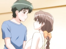 Парнишка трахает проживающих с ним в одном доме хентай девушек