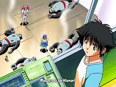 Похотливый монстр в подворотне напал на красивую хентай девку