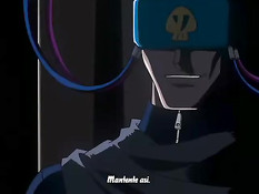 Похотливый монстр в подворотне напал на красивую хентай девку